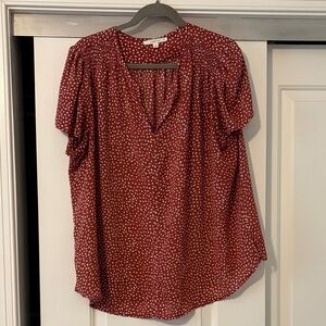 Women's mauve/pink Patterned Top